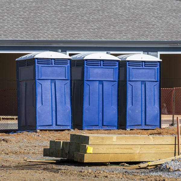 do you offer hand sanitizer dispensers inside the porta potties in Dubois WY